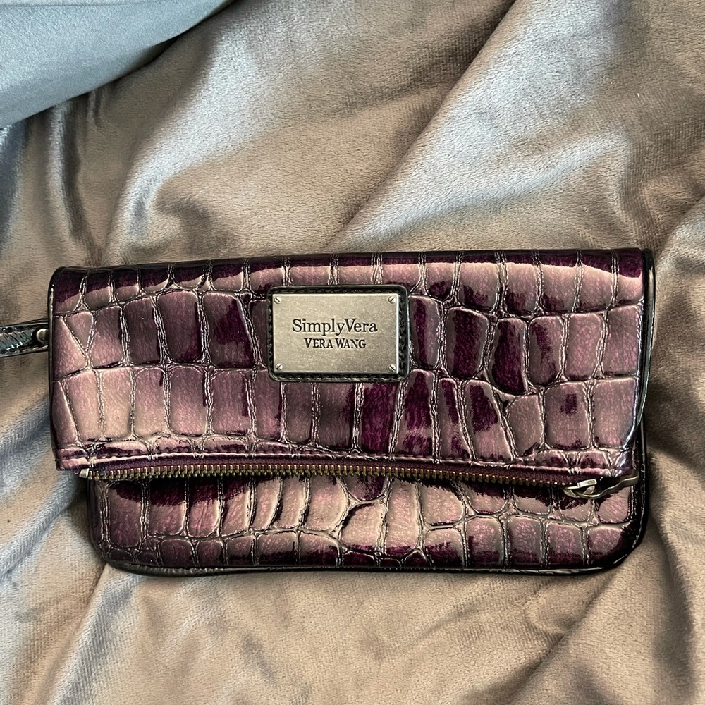 Simply Vera-Vera Wang High Gloss Clutch/Wristlet